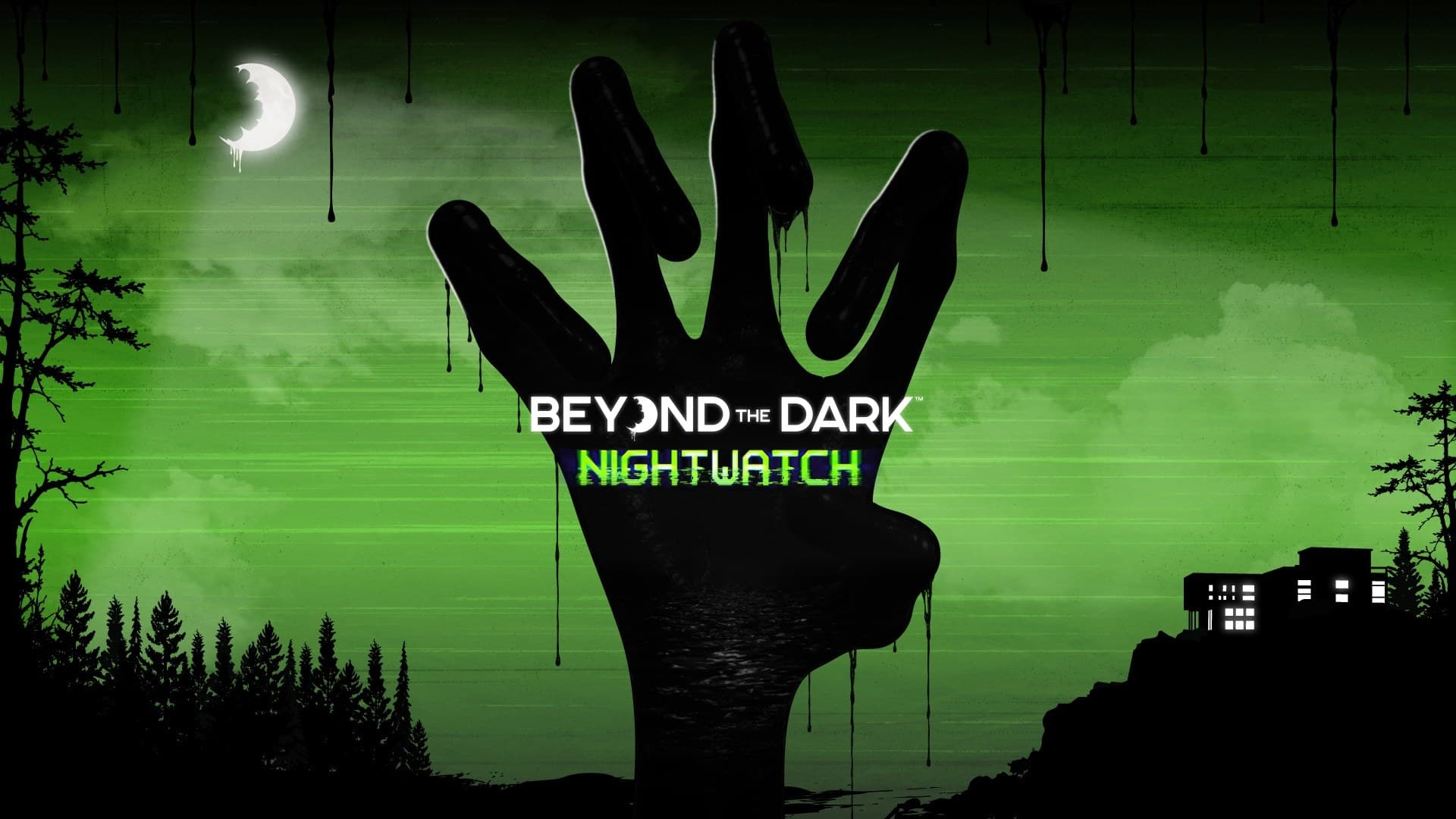 Arte oficial de Beyond the Dark: Nightwatch, terror cooperativo para dois jogadores no Switch 2