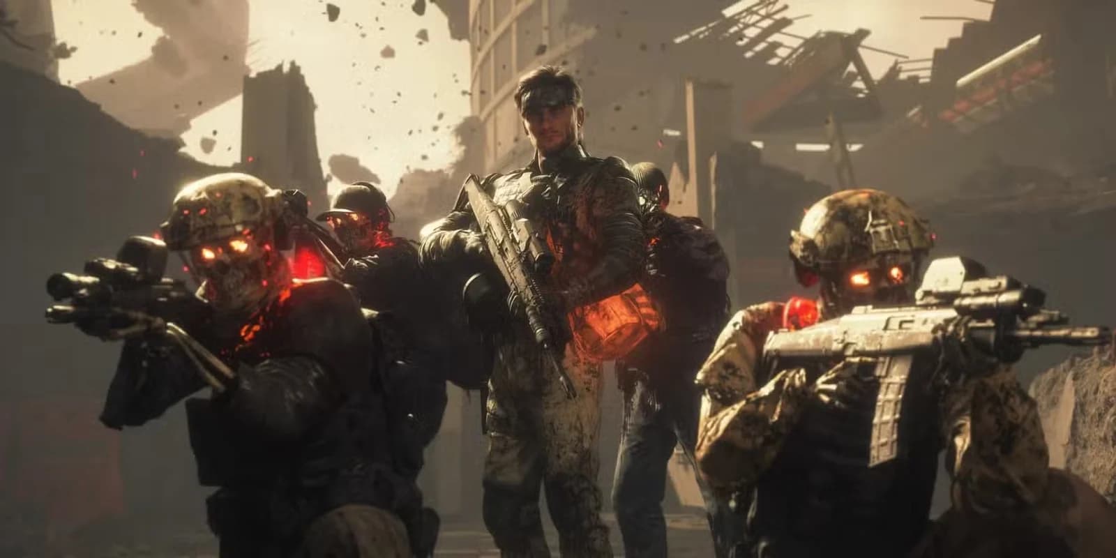 A ação ganhou corpo, escala e um evidente eco da longa experiência de Kojima com jogos de infiltração.