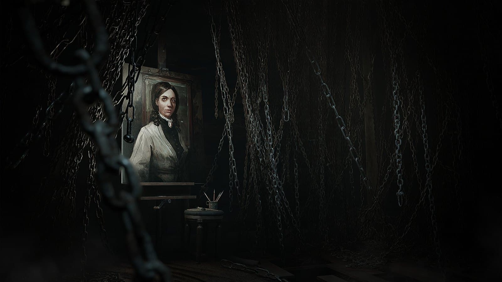 A mansão do Pintor, cenário principal de Layers of Fear.