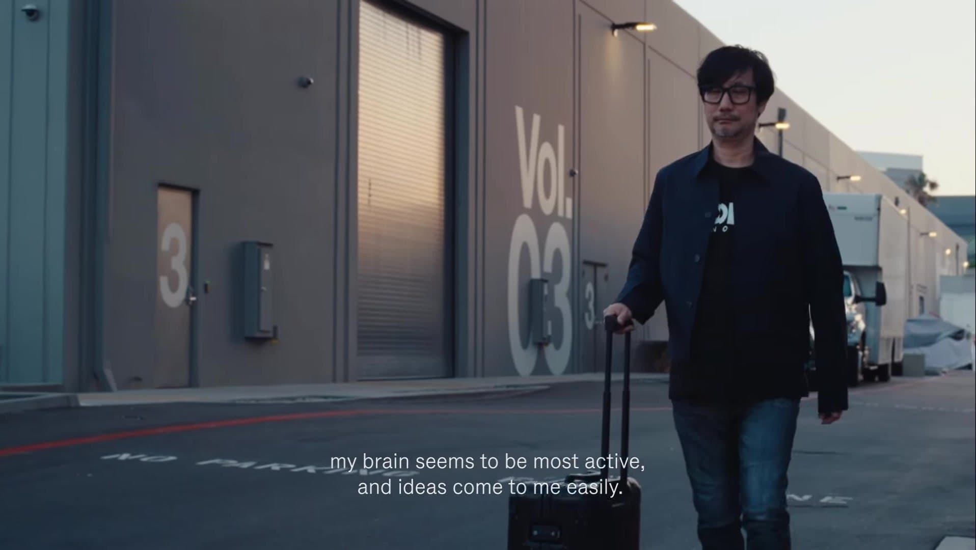 Kojima chega ao estúdio de captura de OD - Knock no vídeo publicado em seu Instagram nesta quarta-feira (21).
