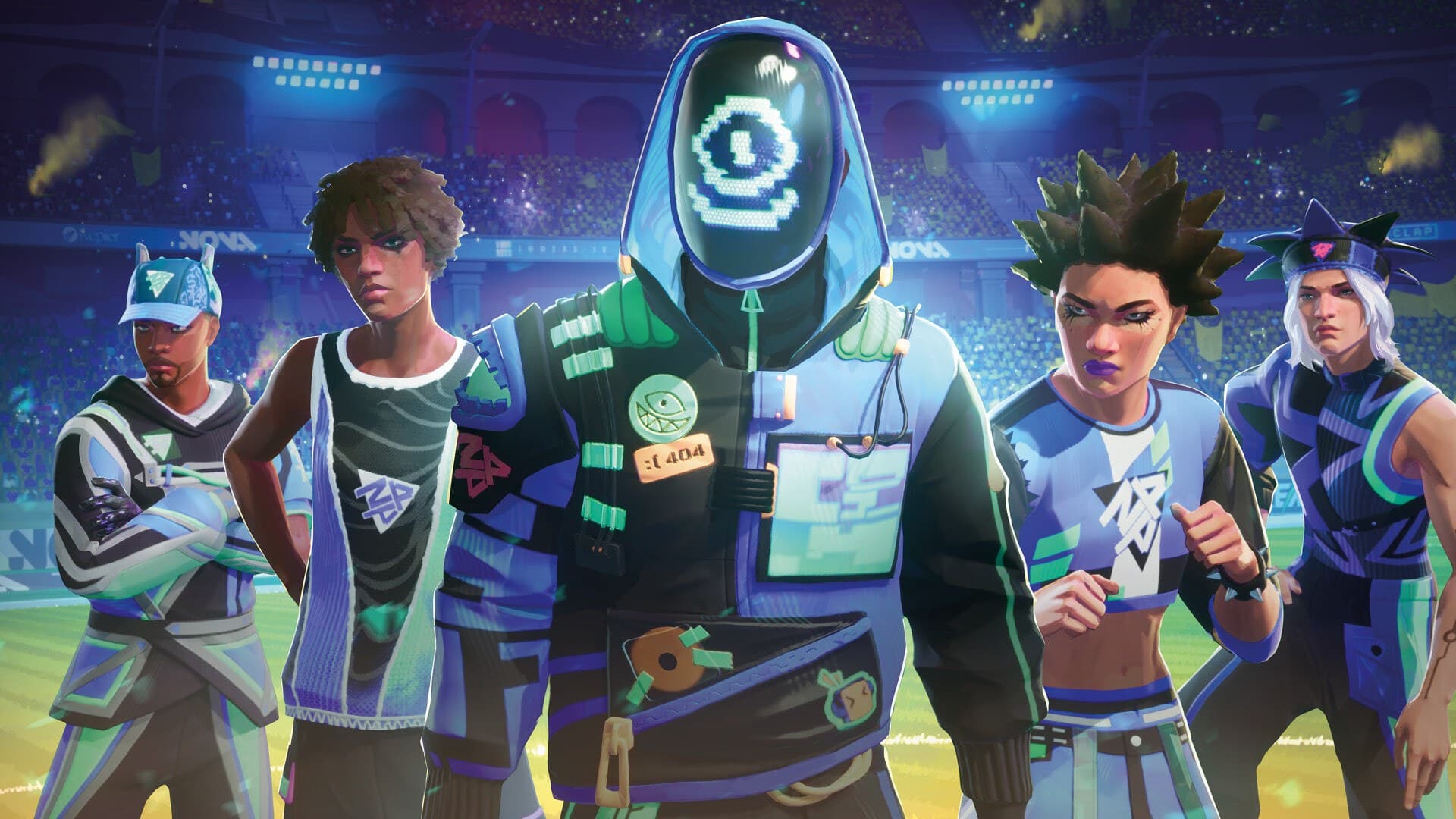 A coleção Glitch, um dos dois lados cosméticos da Temporada 6.