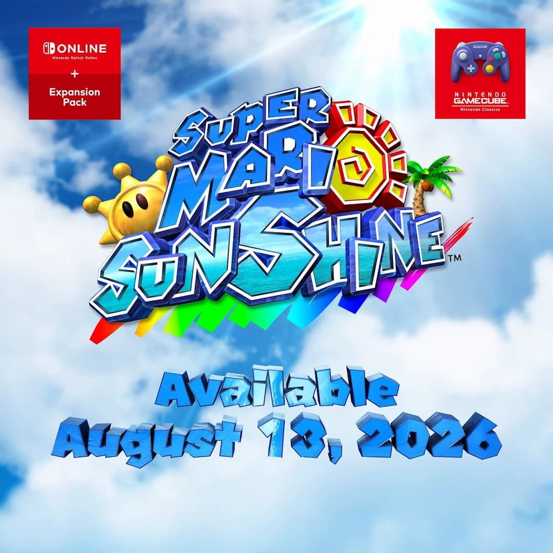 Super Mario Sunshine chega ao Nintendo Switch Online em 13 de agosto