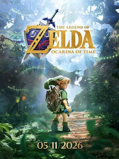 O remake recupera a imagem clássica de Link e Navi em uma Hyrule completamente refeita.