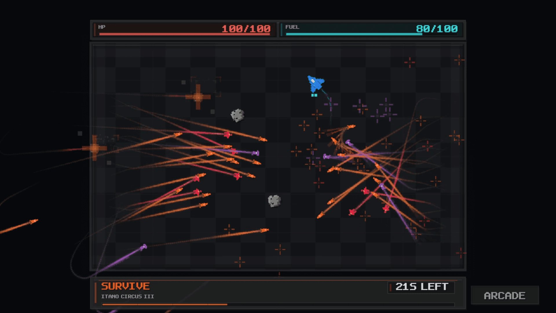DashBreaker reinventa o velho “jogo de navinha”: aqui, sobreviver aos mísseis é o espetáculo