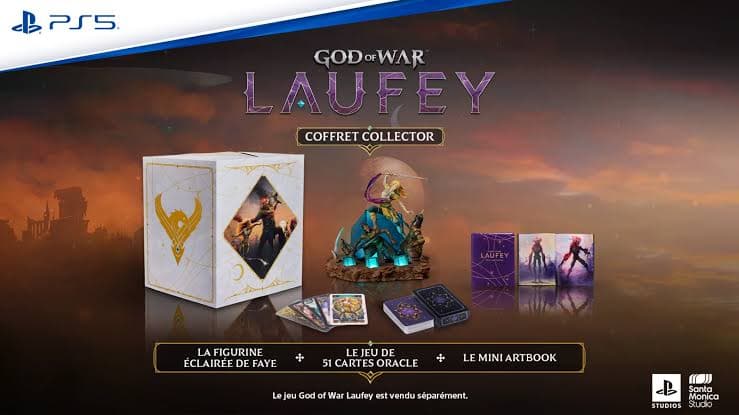 Imagem da caixa de colecionador de God of War: Laufey