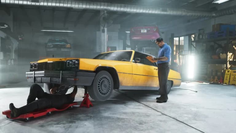 Oficina mecânica em GTA 6.