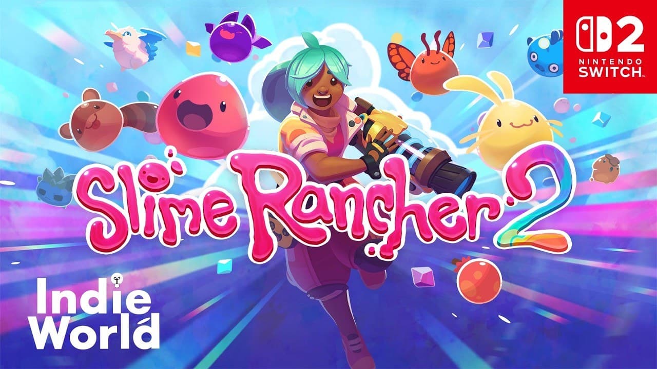 Slime Rancher 2 chega ao Switch 2 em janeiro de 2027, com um item exclusivo.