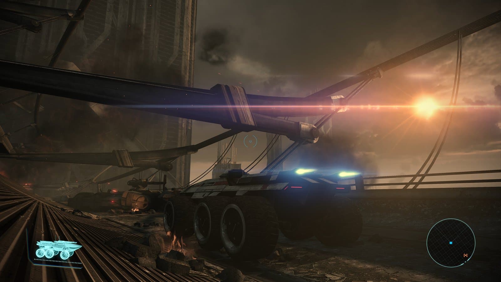 O Mako, o veículo de exploração do primeiro Mass Effect, na Legendary Edition.